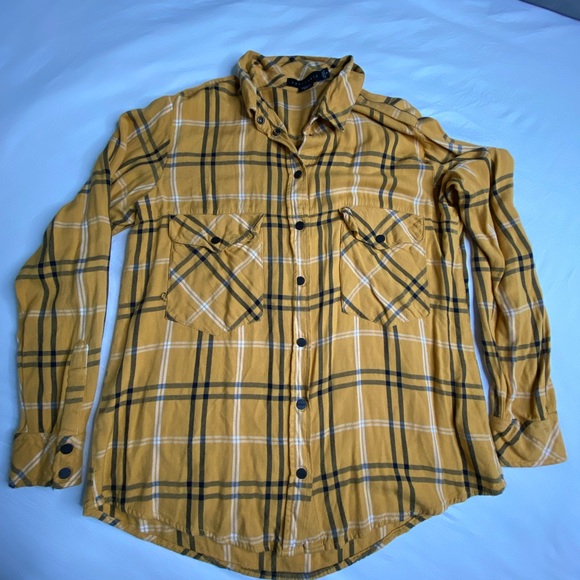 Sanctuary Boyfriend Shirt Plaid CLOSET CLEAR OUT - Picture 3 of 6